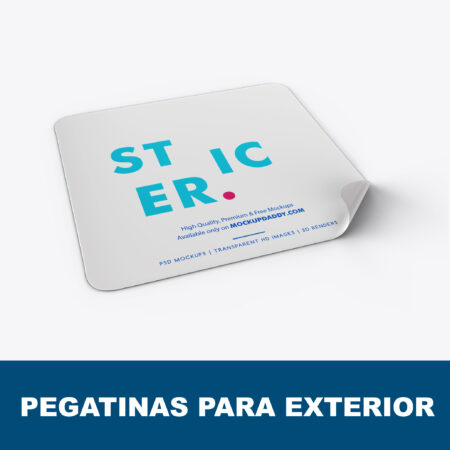 Pegatinas para exteriores
