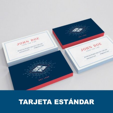 Tarjeta de visita estándar