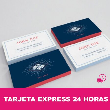 Tarjetas de visita express 24 horas