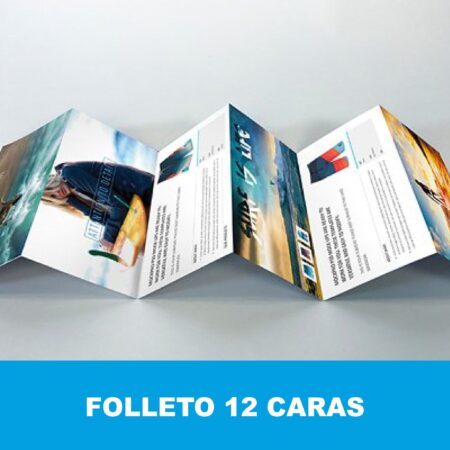 Folleto 12 caras