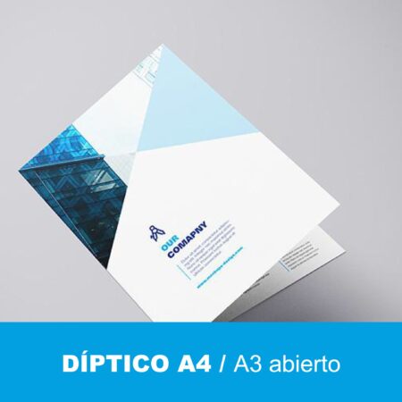 Díptico A4