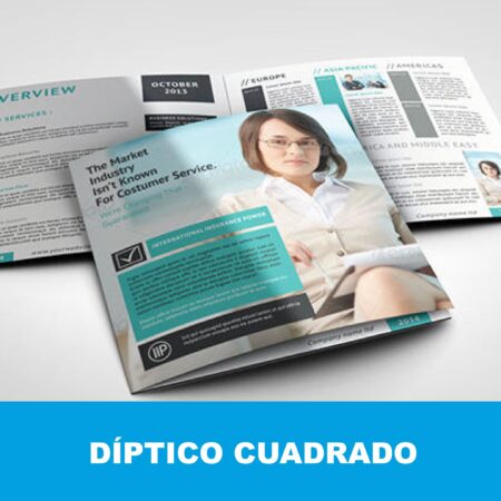 Díptico cuadrado