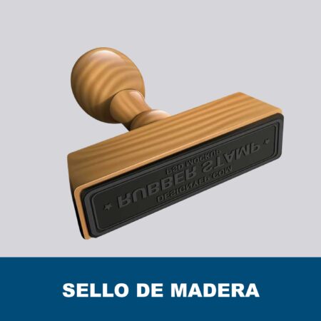 Sello de madera personalizado