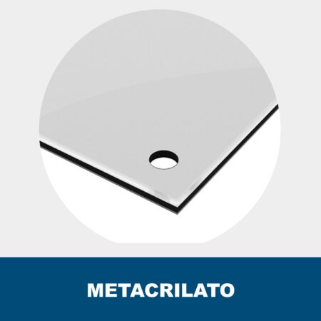 Placa metacrilato