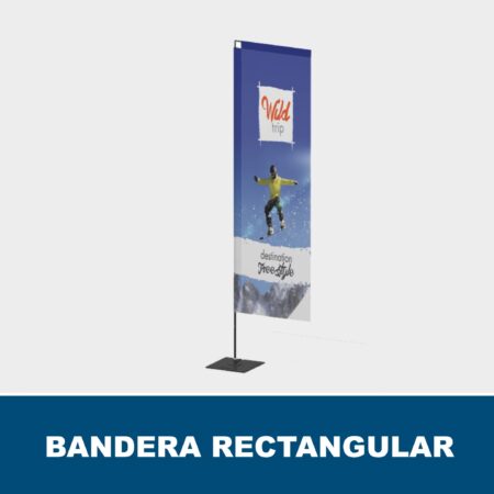Banderas con brazo horizontal